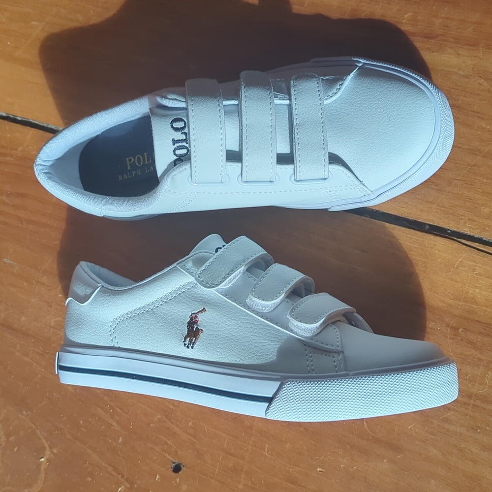 LIKE NEW Polo Leather Velcro Shoes - Picture 5 of 12